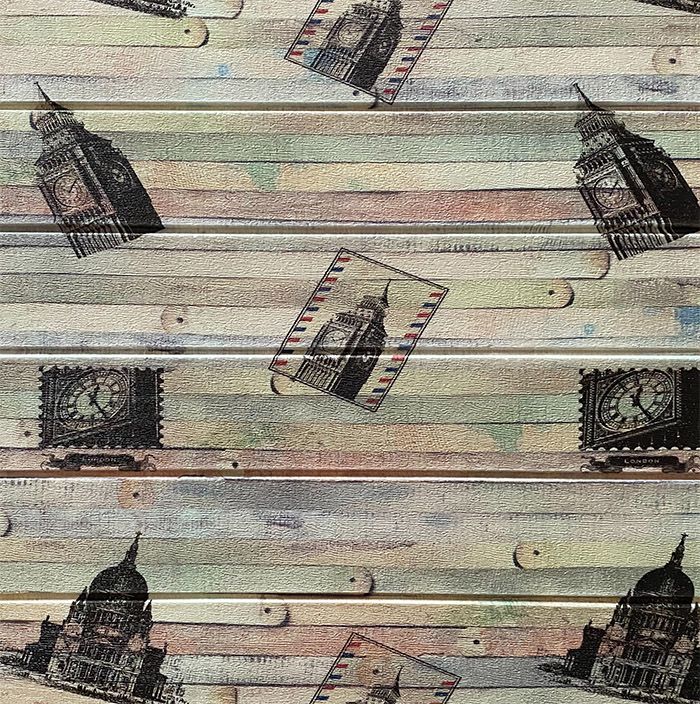 London Design 3D fali panel (70x70cm) 6mm vastag London Design 3D fali panel (70x70cm) 6mm vastag