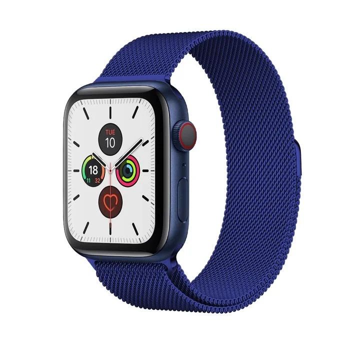 Milánó Blue Fém Óraszíj Apple Watch 42/42/45/49 (mágneses)