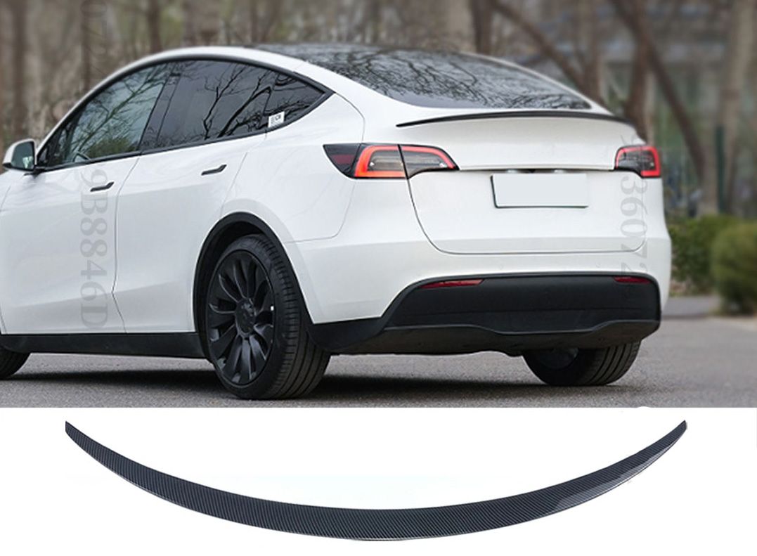 Tesla Model Y hátsó szárny - carbon design
